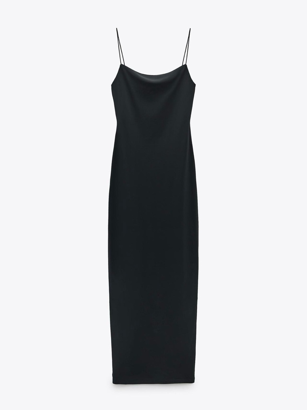 Long stretchy fitted dress